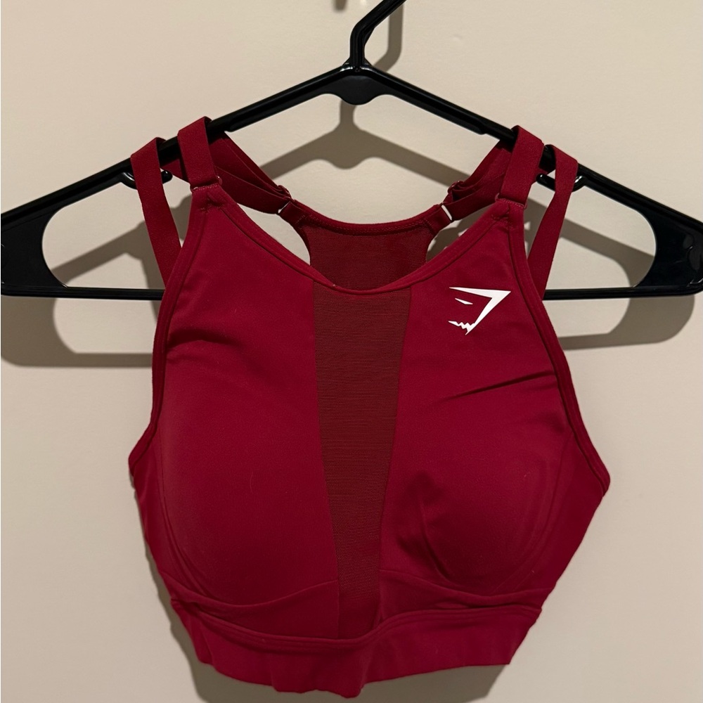 Gymshark Burgundy Sports Bra